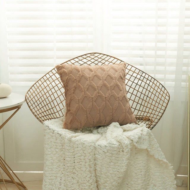Plush Pillow Cover
