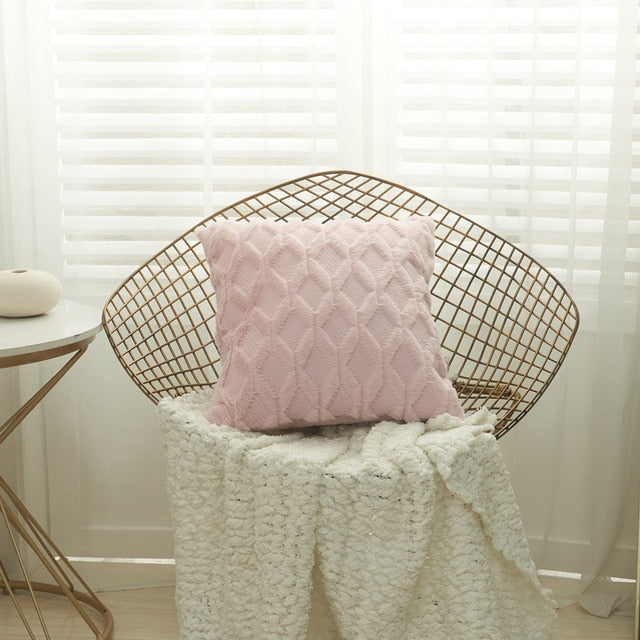 Plush Pillow Cover