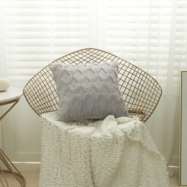 Plush Pillow Cover