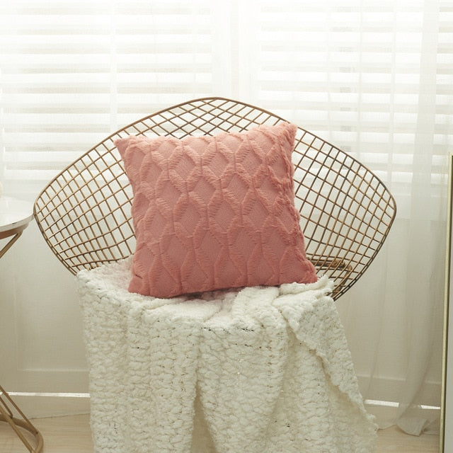 Plush Pillow Cover