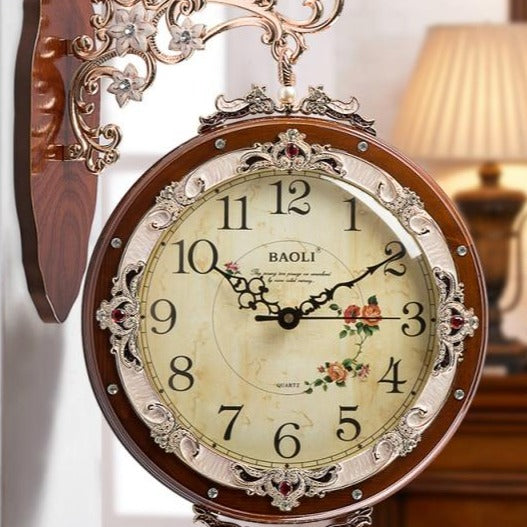 Large Wood Wall Clock
