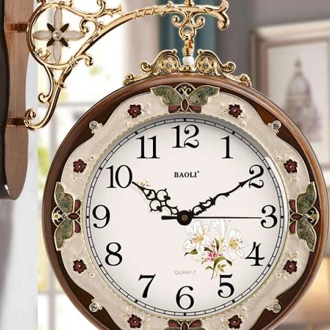 Large Wood Wall Clock