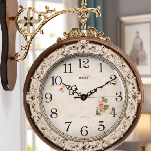 Large Wood Wall Clock