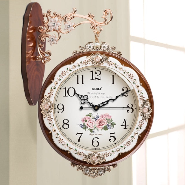 Large Wood Wall Clock