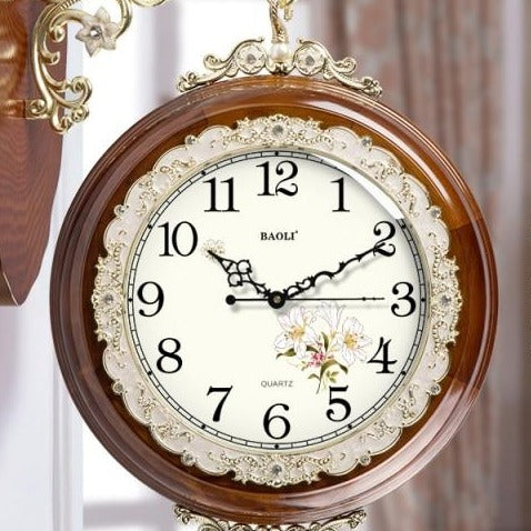 Large Wood Wall Clock