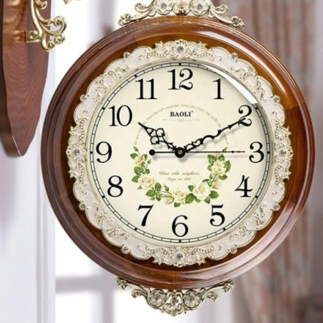 Large Wood Wall Clock