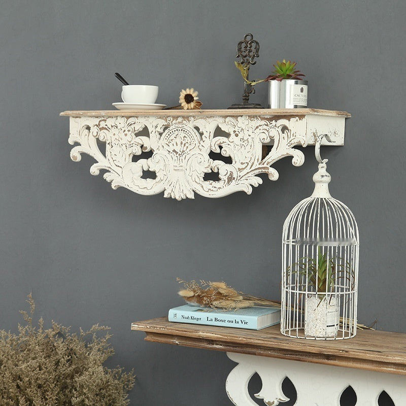 Vintage Wood Wall Shelf