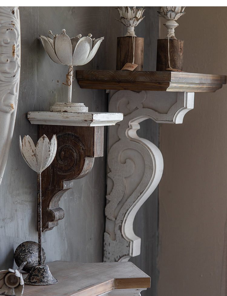 Vintage Wood Wall Shelf