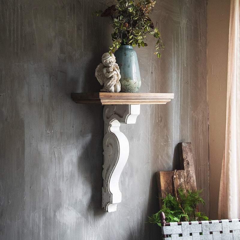 Vintage Wood Wall Shelf