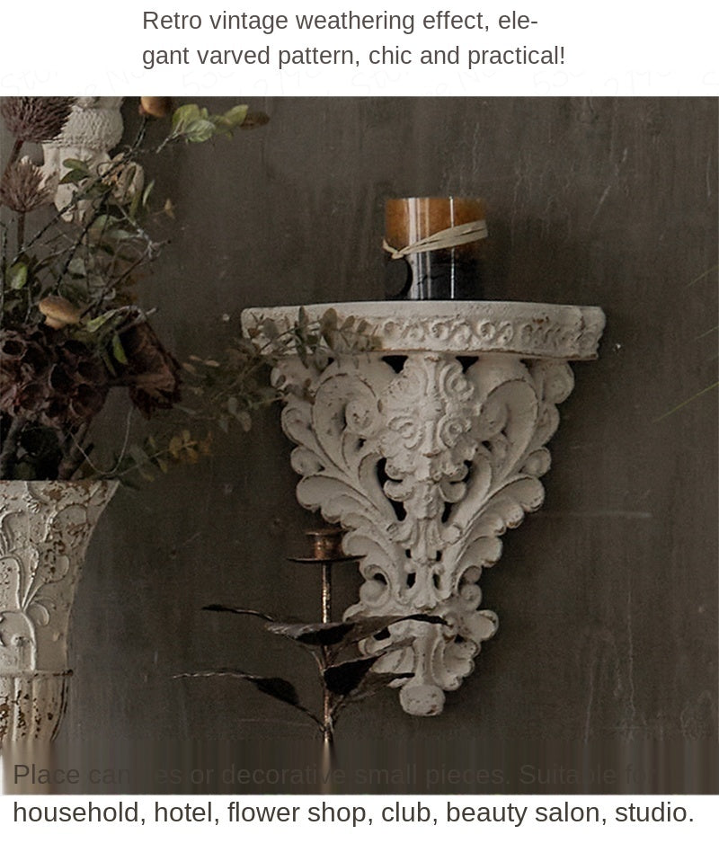 Vintage Wood Wall Shelf